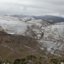 Fresh snow in the mountains